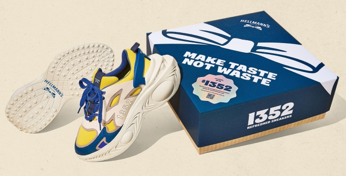 Hellmann's Canada reimagines food waste with the launch of 1352: Refreshed Sneakers